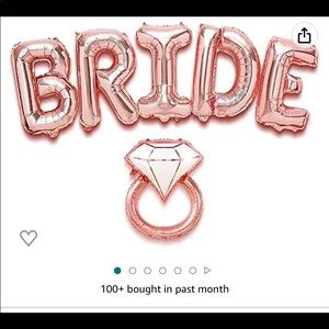 Bride balloons